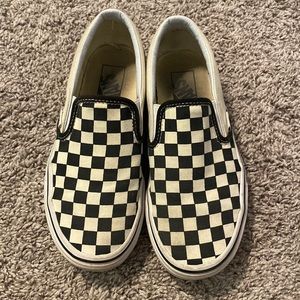 Size 6.5 women’s checkered vans